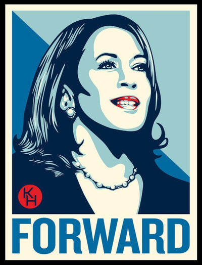 Kamala Harris 2024 Campaign Design - Forward Poster